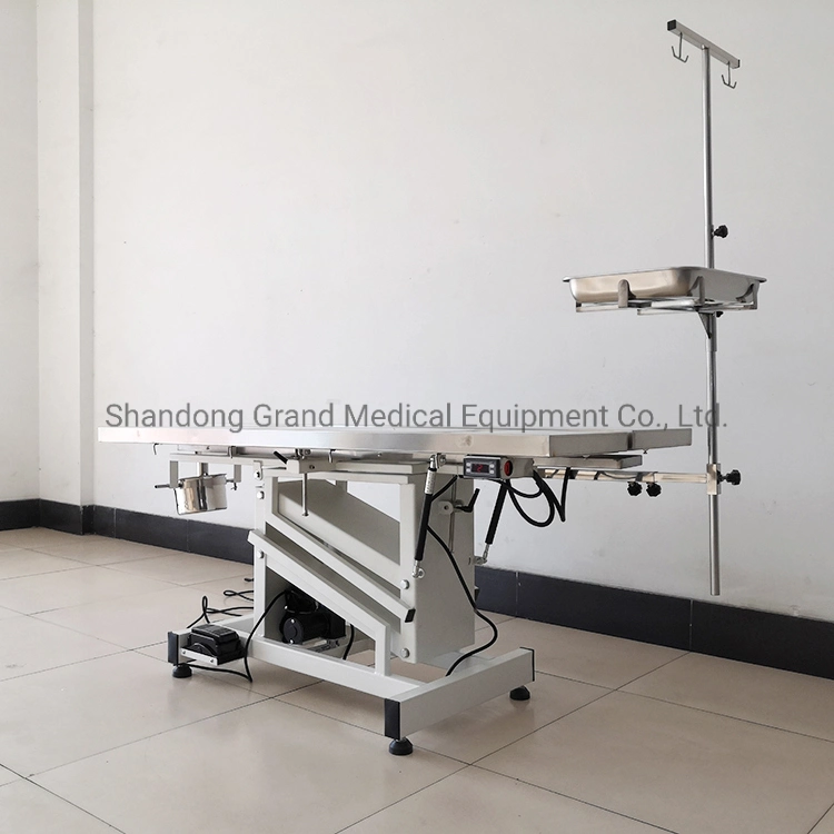 Electric Lifting Animal Shape Table Veterinary Heating Pet Operation Surgical Table V Shape